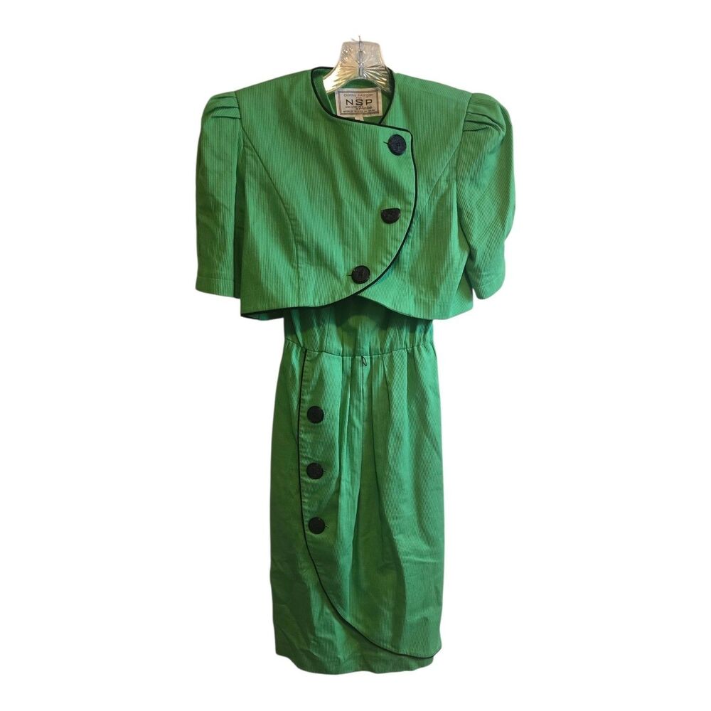 Vintage Donna Morgan for NSP Petites 2-Piece Dress and Jacket Set